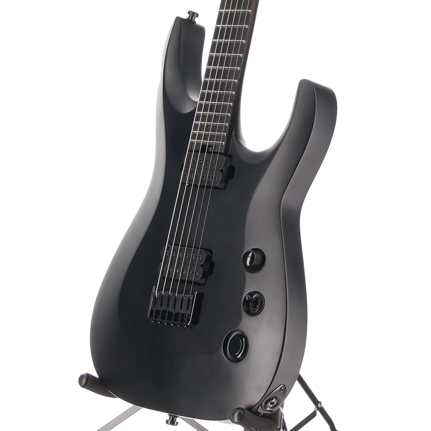 Jackson Pro Plus XT Soloist SLAT HT6 Baritone, Ebony Fingerboard, Satin Black (M1)(00883) (00883)