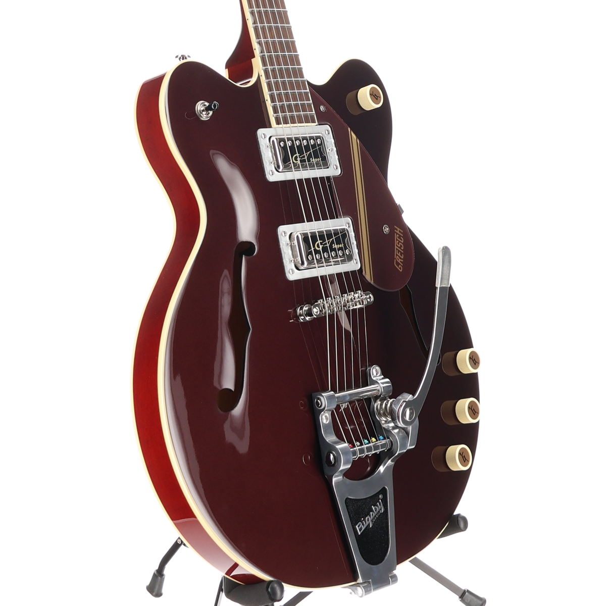 Gretsch G2604T Limited Edition Streamliner Rally II Two-Tone Oxblood/Walnut Stain (K4) (00154)