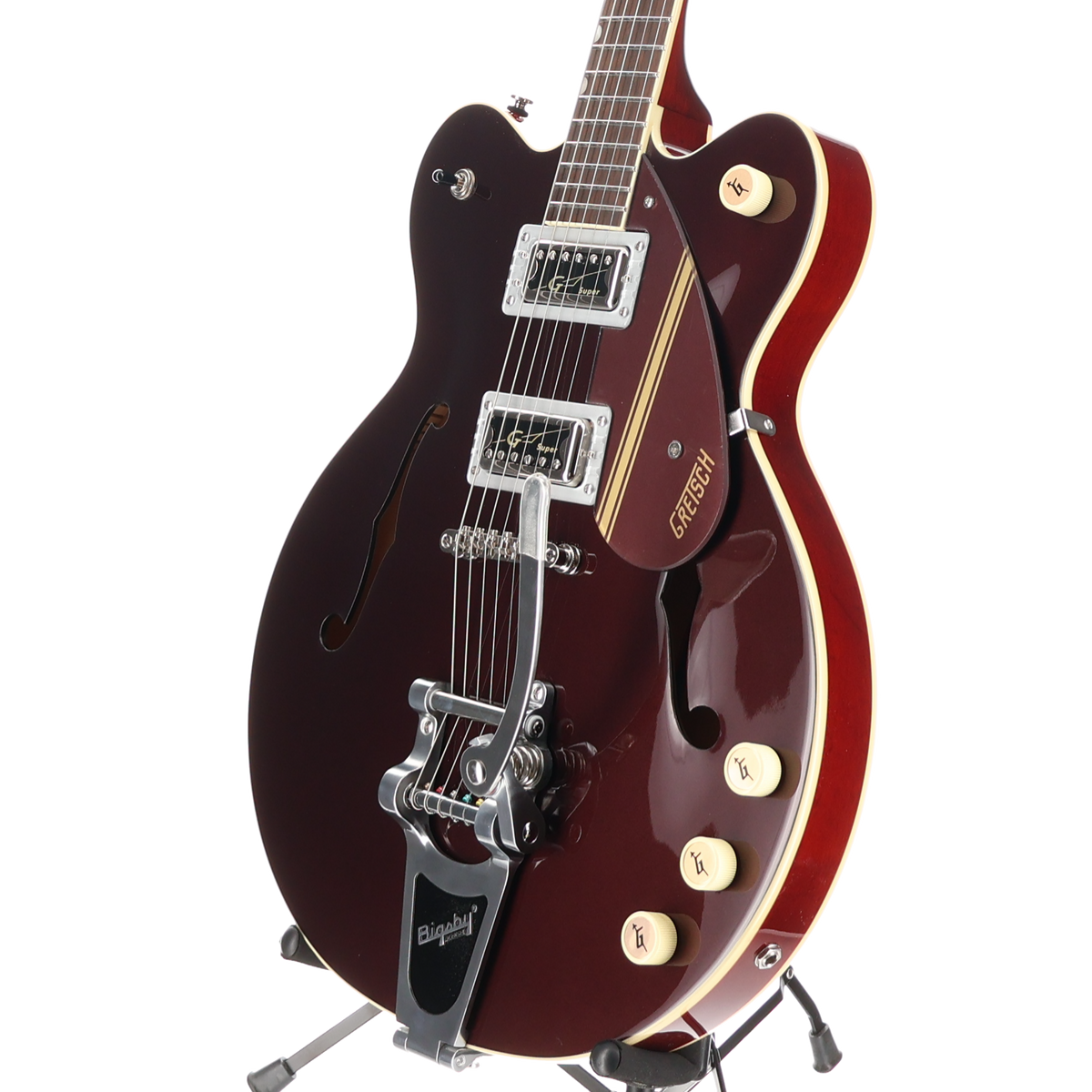 Gretsch G2604T Limited Edition Streamliner Rally II Two-Tone Oxblood/Walnut Stain (K4) (00154)