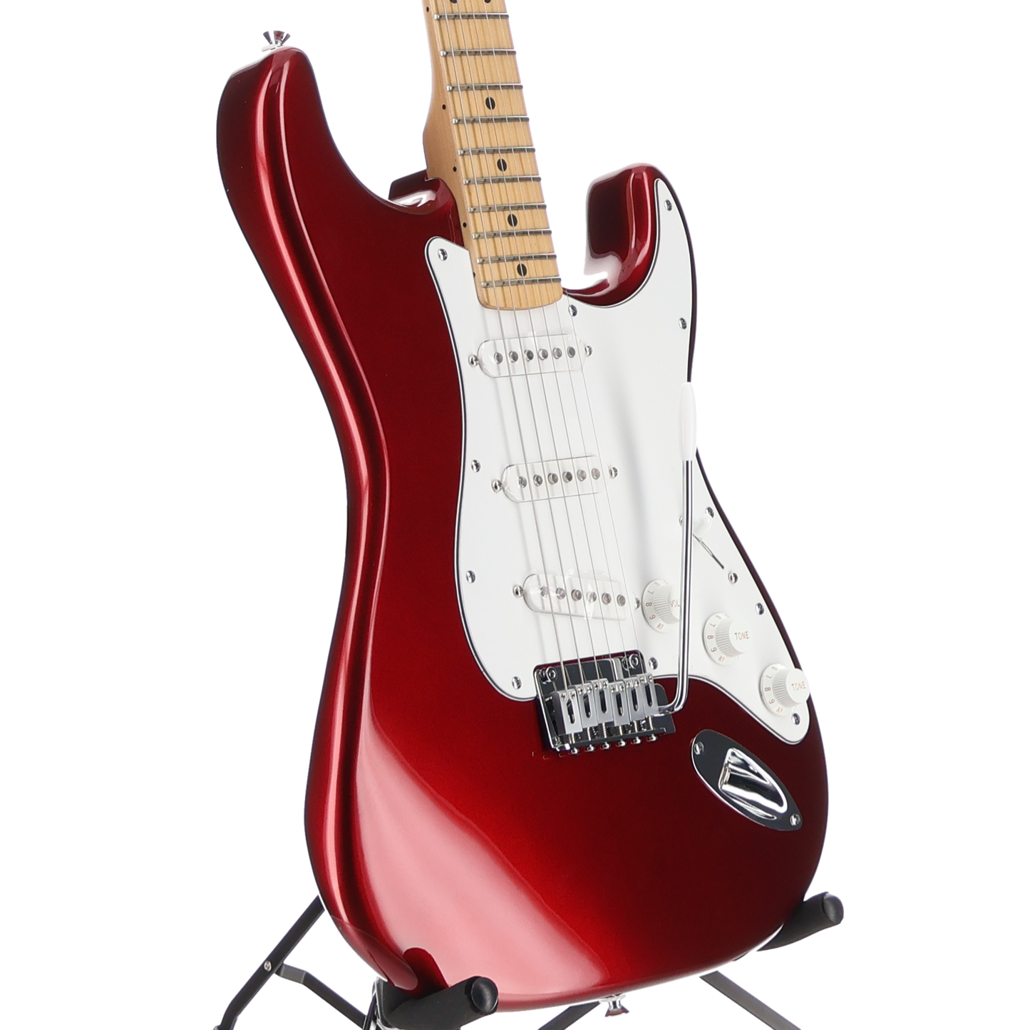Fender Standard Stratocaster, Maple Fingerboard, Candy Cola, Plays Great (U5) (03282)