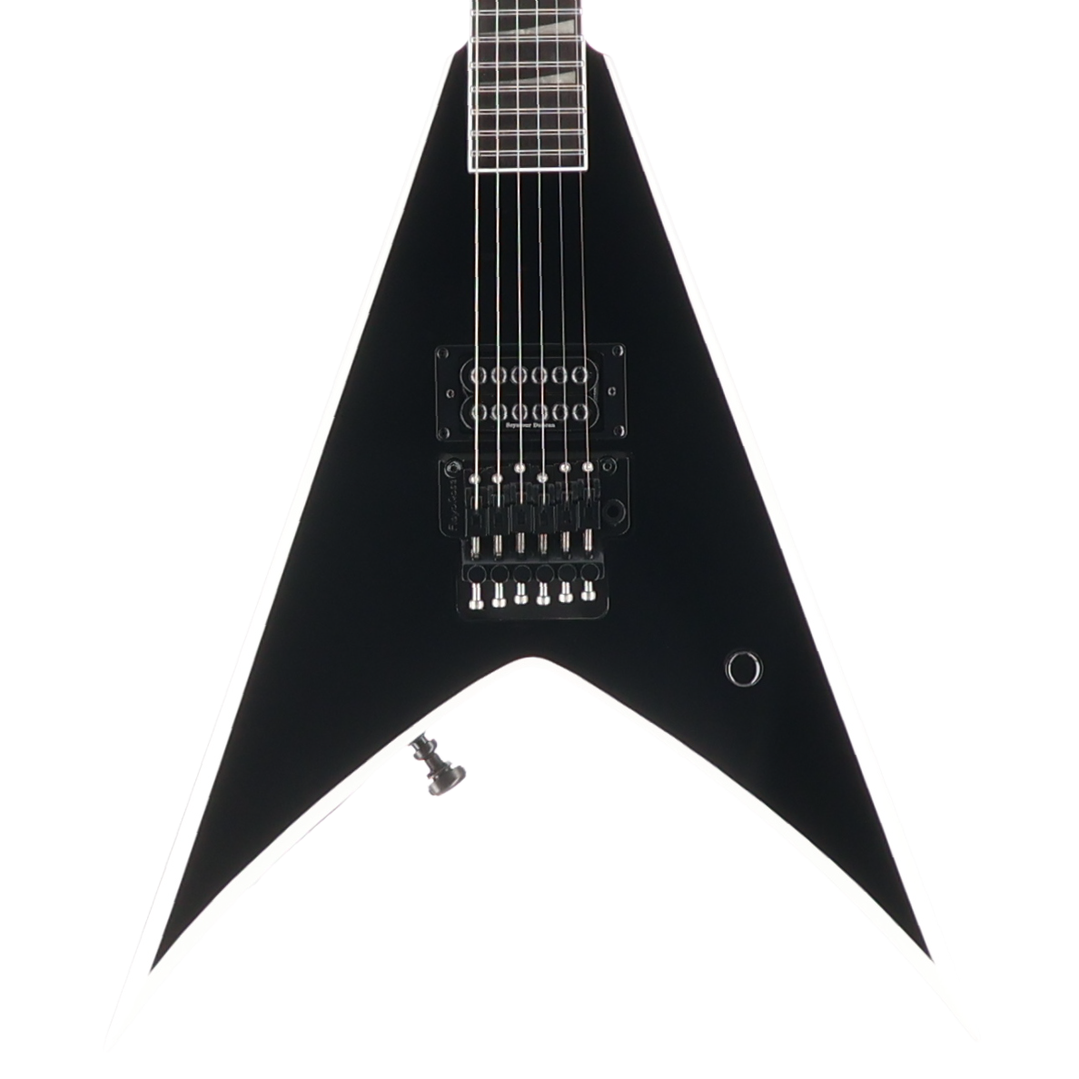 Jackson Pro Series Signature Wes Borland King V KV - Black With White Bevels (P1) (00066)