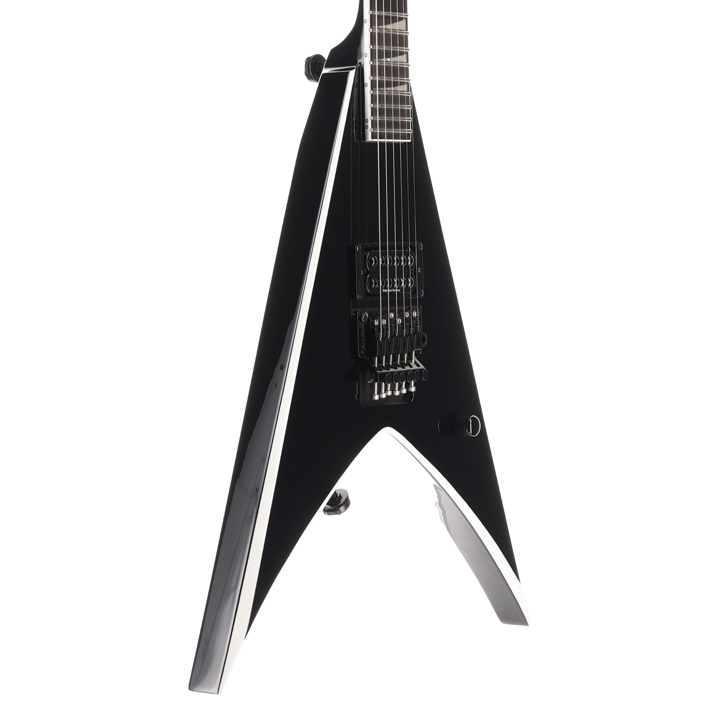 Jackson Pro Series Signature Wes Borland King V KV - Black With White Bevels (P1) (00066)