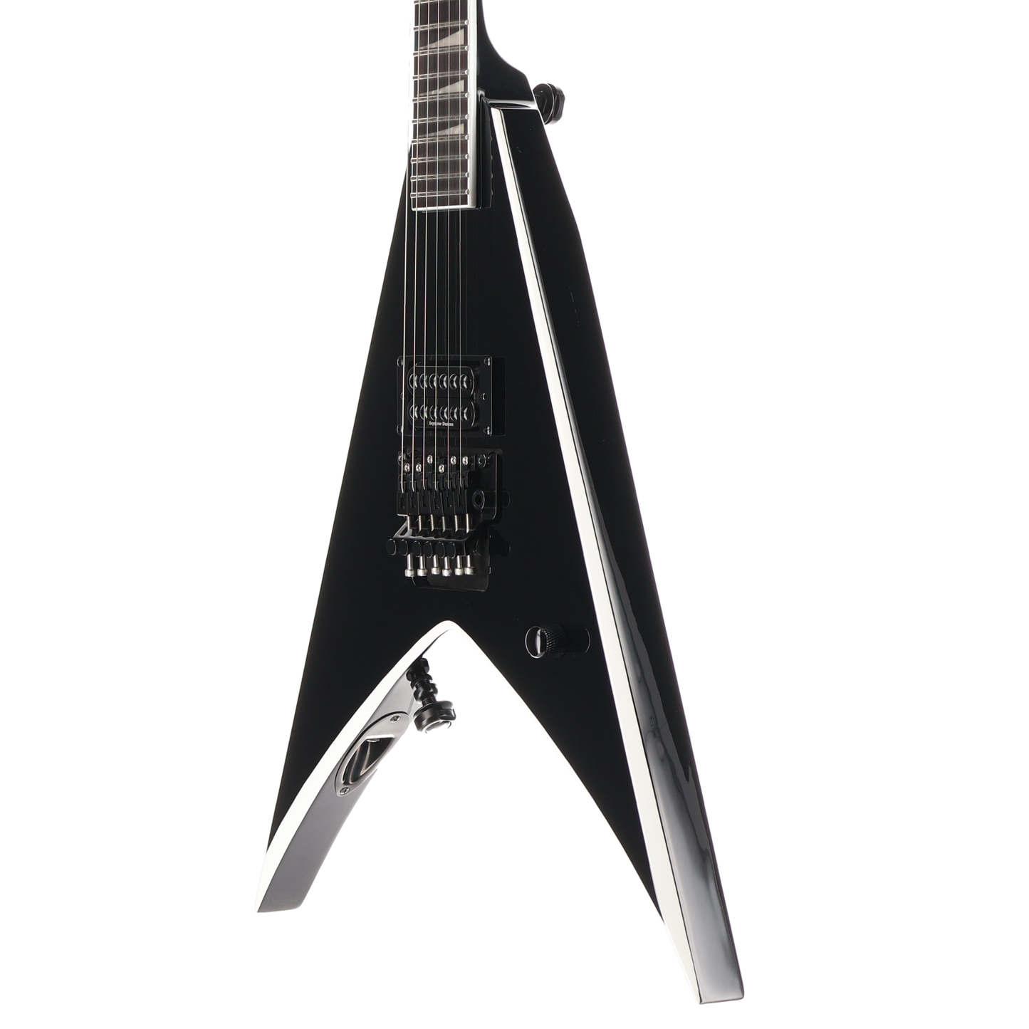 Jackson Pro Series Signature Wes Borland King V KV - Black With White Bevels (P1) (00066)