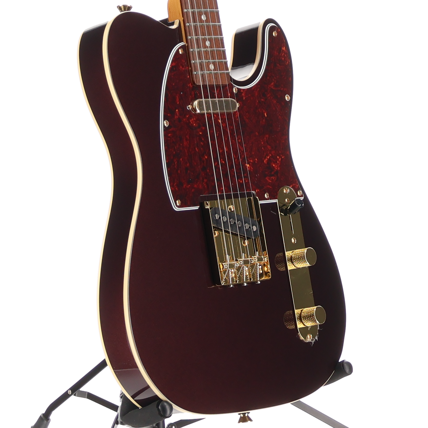 Squier FSR Classic Vibe '60s Custom Telecaster, Laurel Fingerboard, Tortoiseshell Pickguard, Gold Hardware, Oxblood (BB1) (00944)