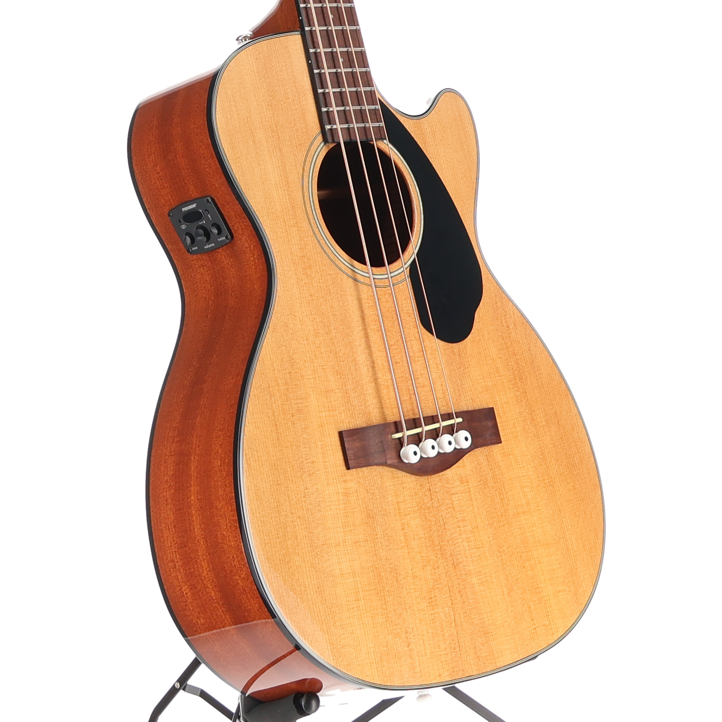 Fender CB-60SCE Bass, Laurel Fingerboard, Natural (SR) (05874)