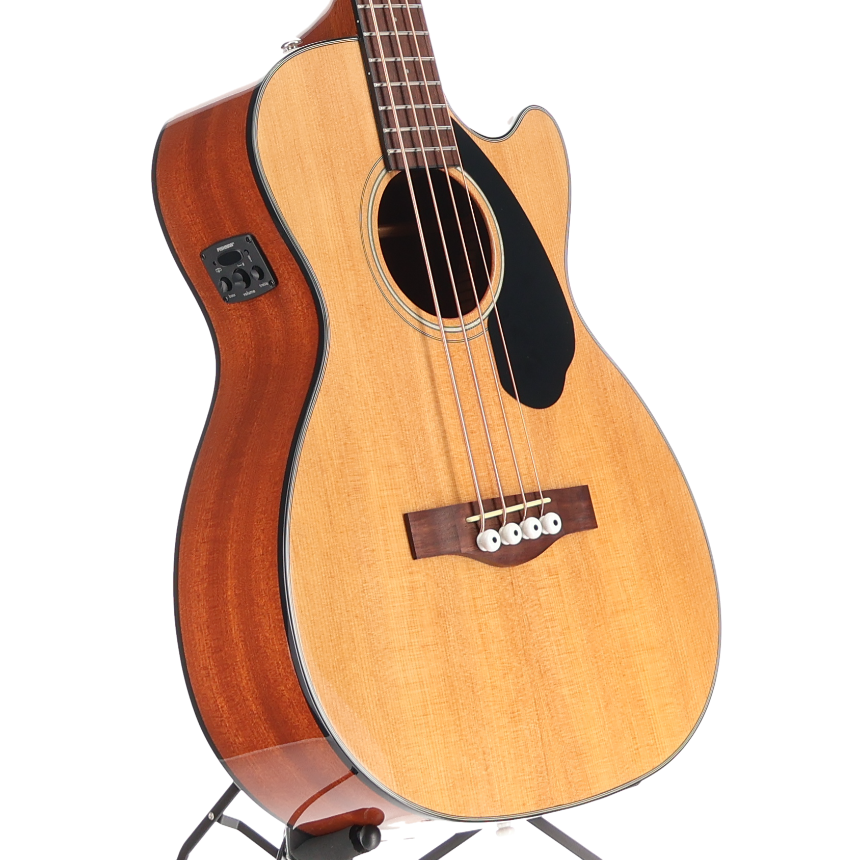 Fender CB-60SCE Bass, Laurel Fingerboard, Natural (SR) (05874)