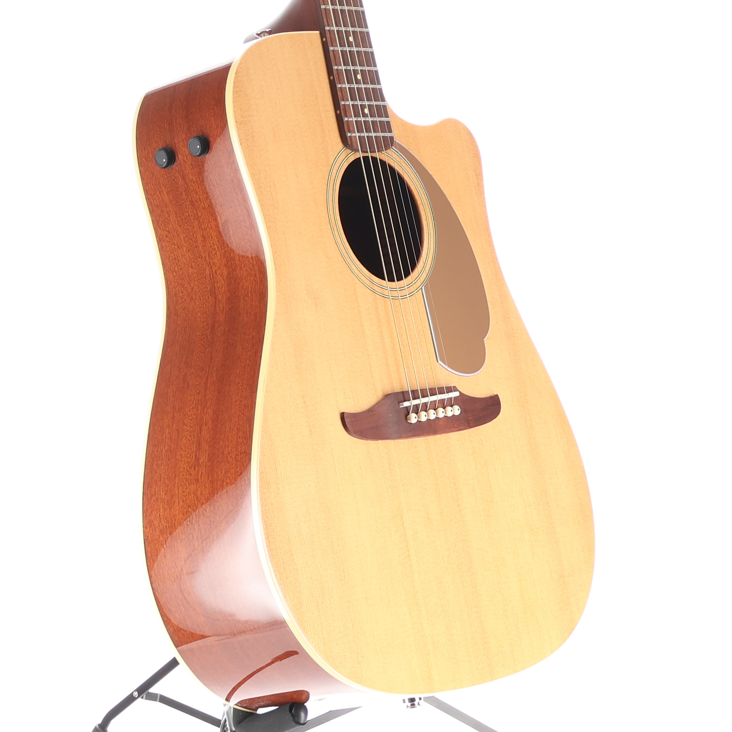 Fender Redondo Player, Walnut Fingerboard, Gold Pickguard, Natural (J2) (43006)