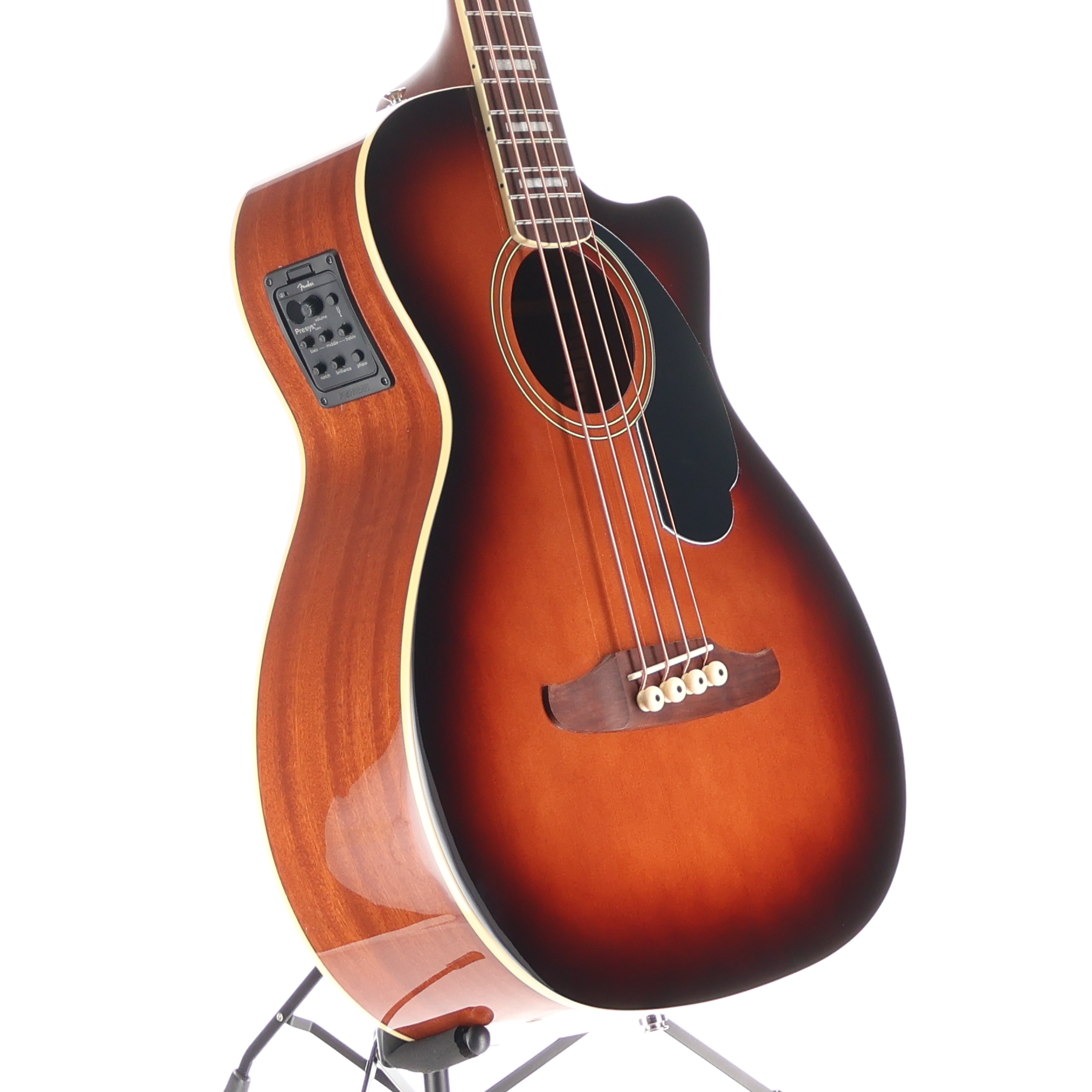 Fender Kingman Bass, Walnut Fingerboard, Black Pickguard, Shaded Edge Burst (G5) (49974)