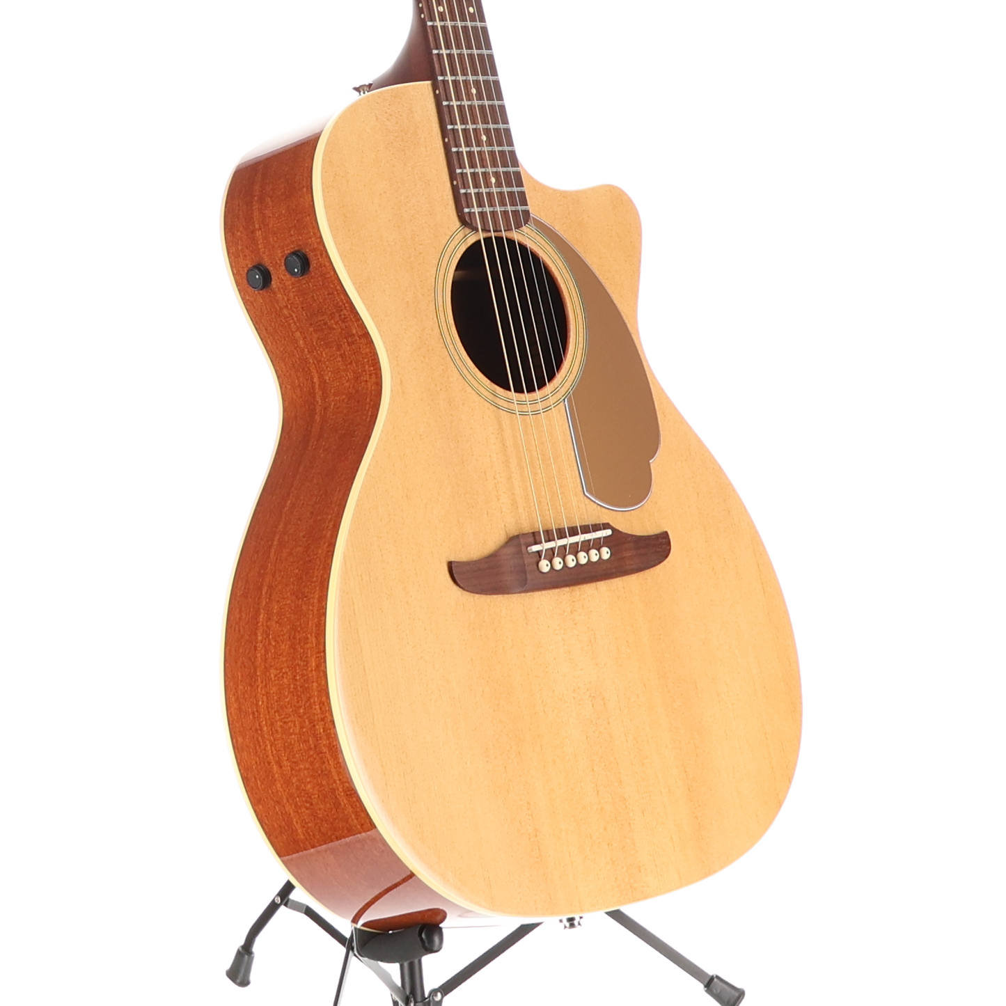 Fender Newporter Player, Walnut Fingerboard, Gold Pickguard, Natural (D4) (50107)