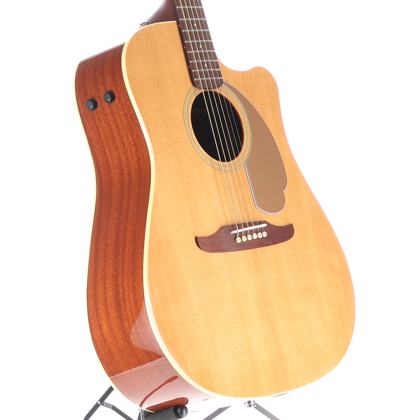 Fender Redondo Player, Walnut Fingerboard, Gold Pickguard, Natural (S1) (07310)