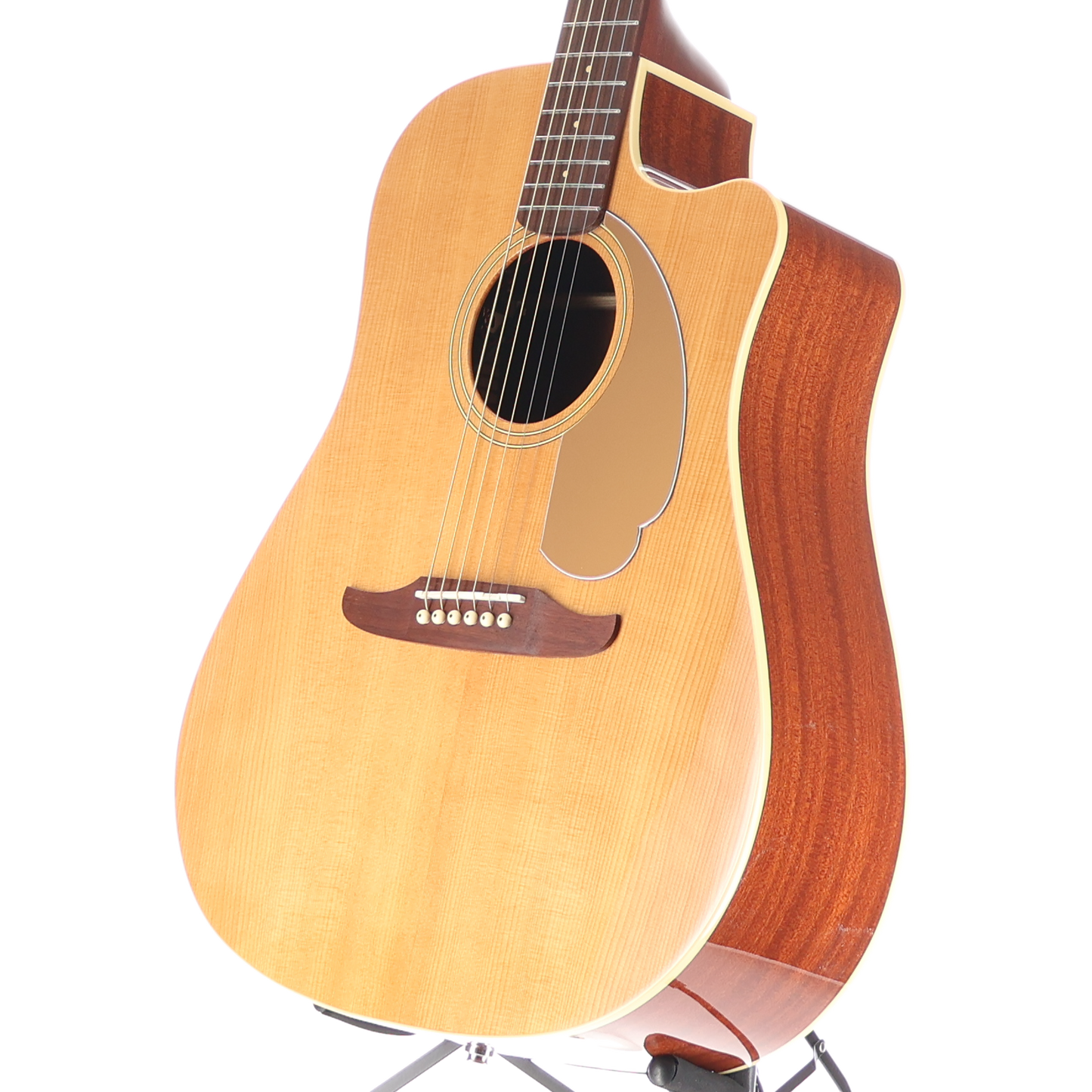 Fender Redondo Player, Walnut Fingerboard, Gold Pickguard, Natural (S1) (07310)