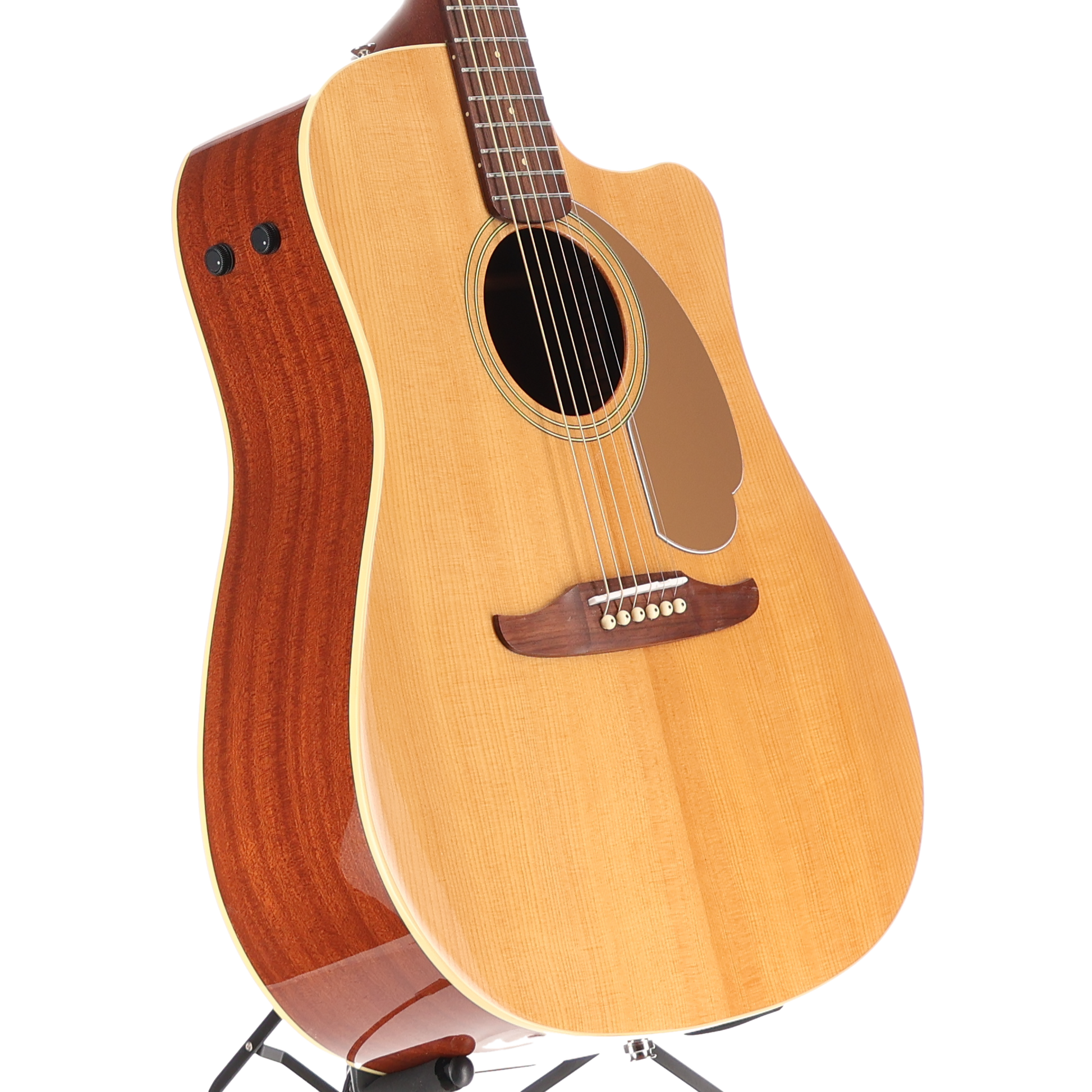 Fender Redondo Player, Walnut Fingerboard, Gold Pickguard, Natural (K2) (07311)