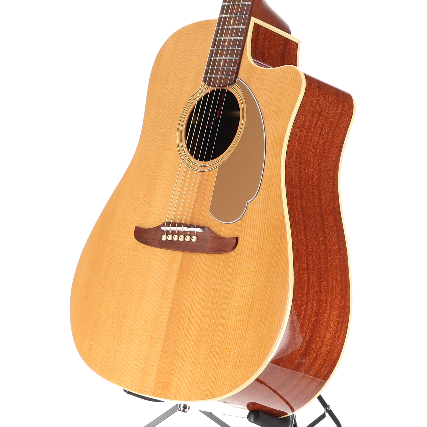 Fender Redondo Player, Walnut Fingerboard, Gold Pickguard, Natural (K2) (07311)