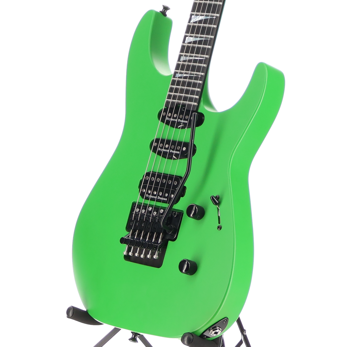Jackson American Series Soloist SL3, Ebony Fingerboard, Satin Slime Green (O2) (01685)