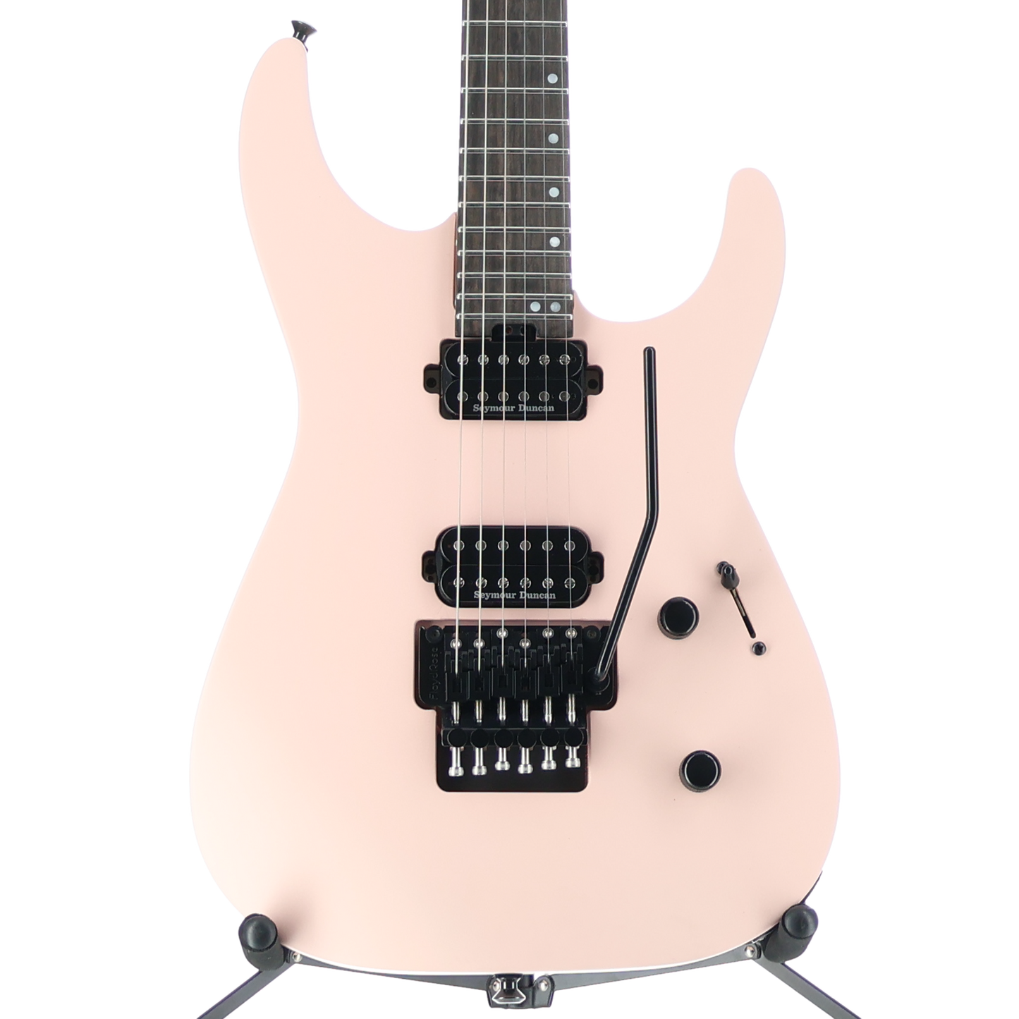 Jackson American Series Virtuoso, Streaked Ebony Fingerboard, Satin Shell Pink (RC1) (03304)