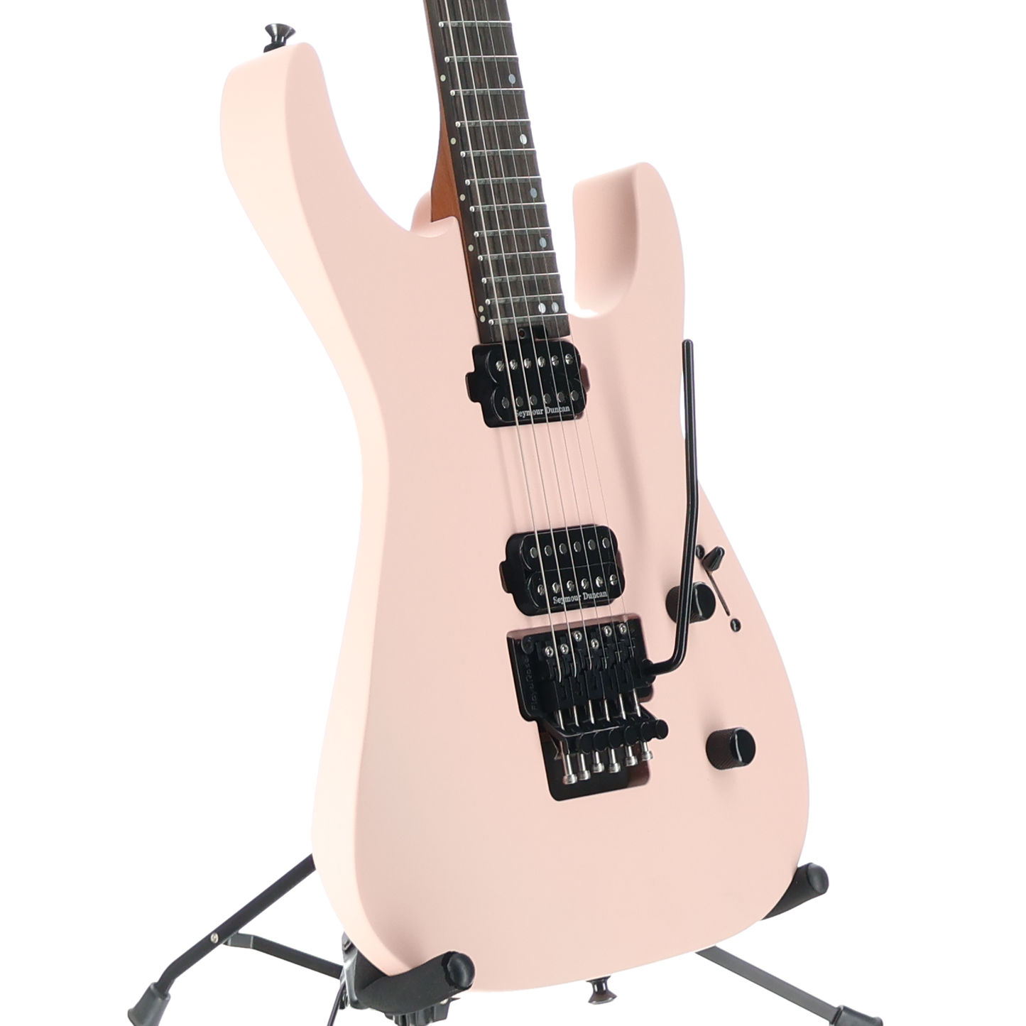 Jackson American Series Virtuoso, Streaked Ebony Fingerboard, Satin Shell Pink (RC1) (03304)
