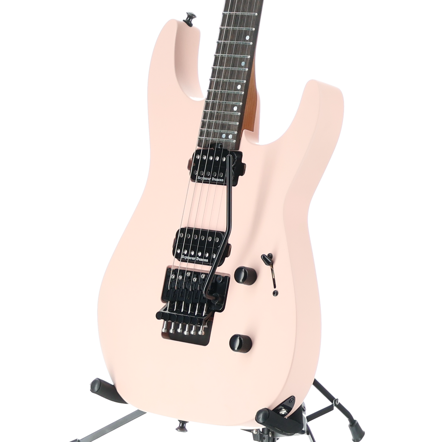 Jackson American Series Virtuoso, Streaked Ebony Fingerboard, Satin Shell Pink (RC1) (03304)