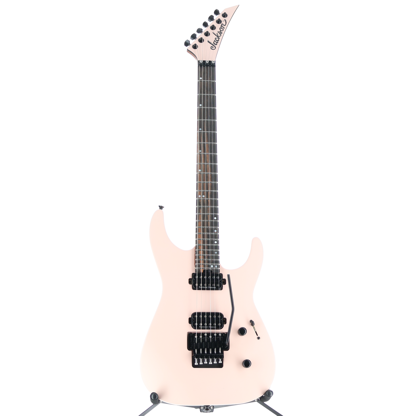 Jackson American Series Virtuoso, Streaked Ebony Fingerboard, Satin Shell Pink (RC4) (01989)
