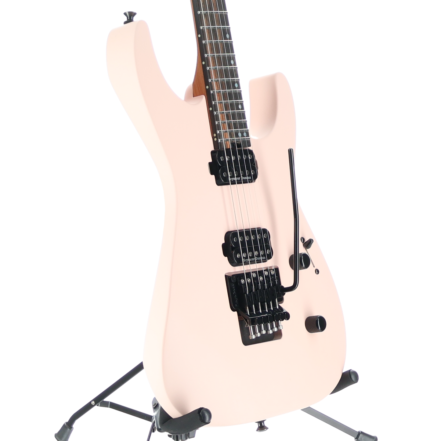 Jackson American Series Virtuoso, Streaked Ebony Fingerboard, Satin Shell Pink (RC4) (01989)