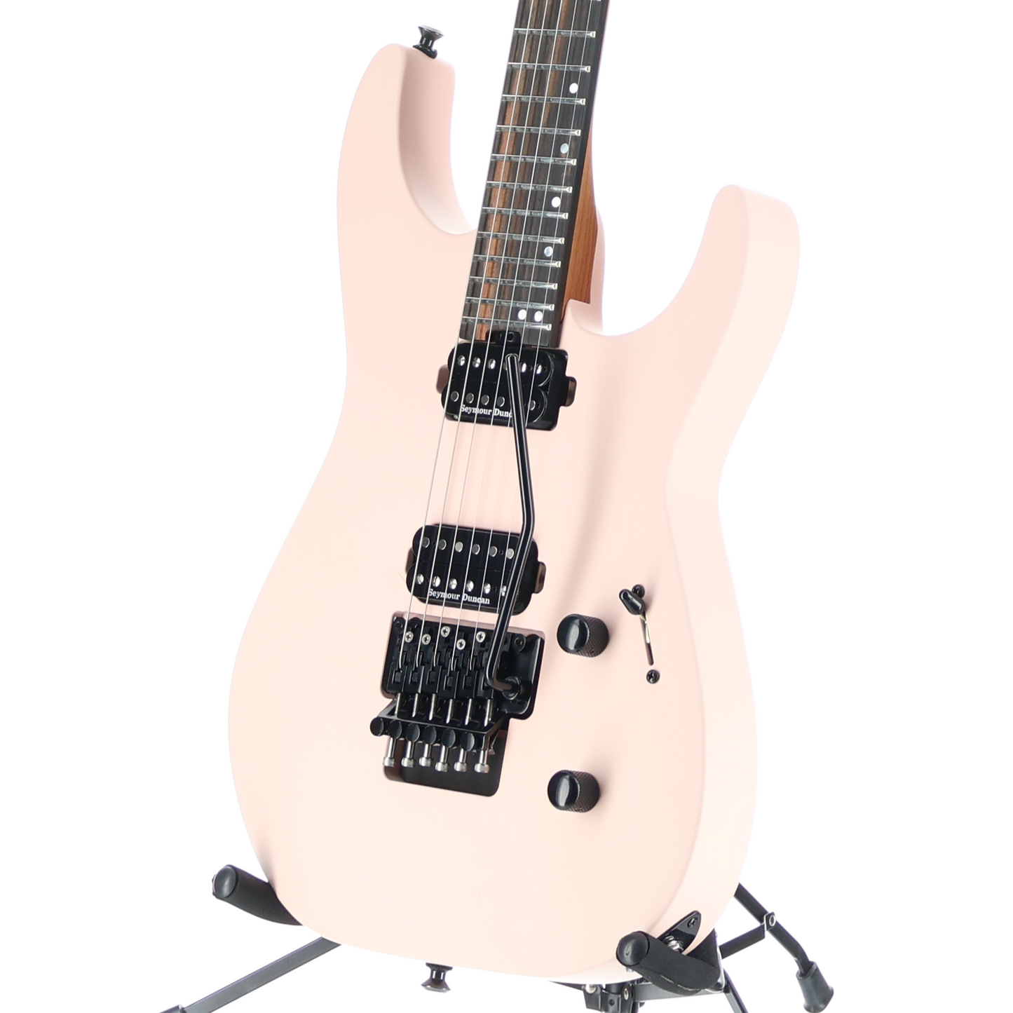 Jackson American Series Virtuoso, Streaked Ebony Fingerboard, Satin Shell Pink (RC4) (01989)