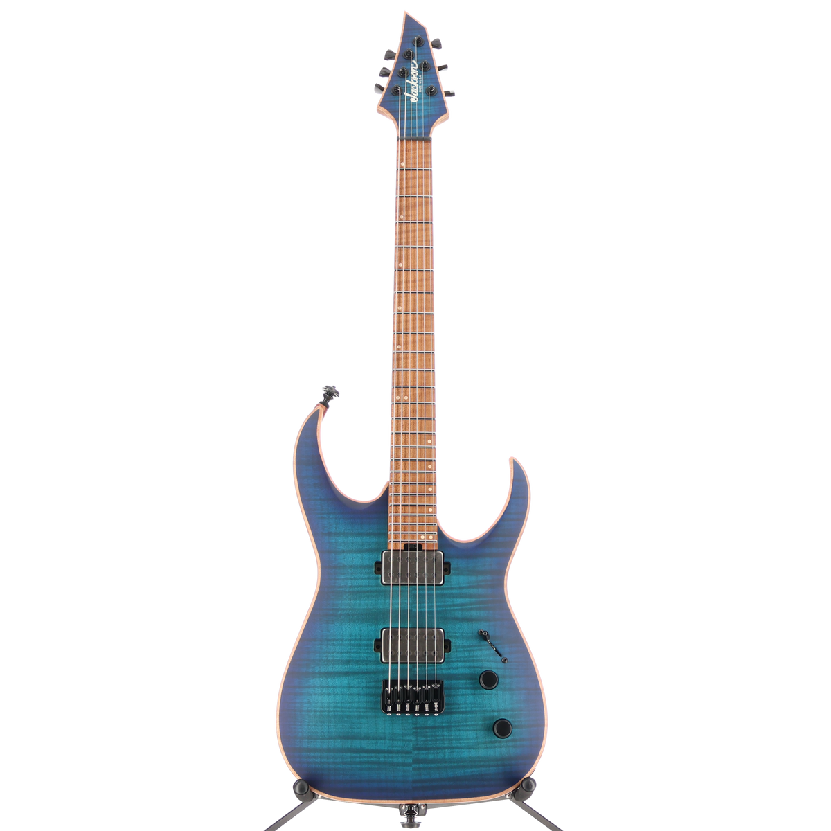 Jackson Custom Shop Custom Shop USA Signature Misha Mansoor Juggernaut HT6FM Satin Laguna Burst (RC2) (10757)