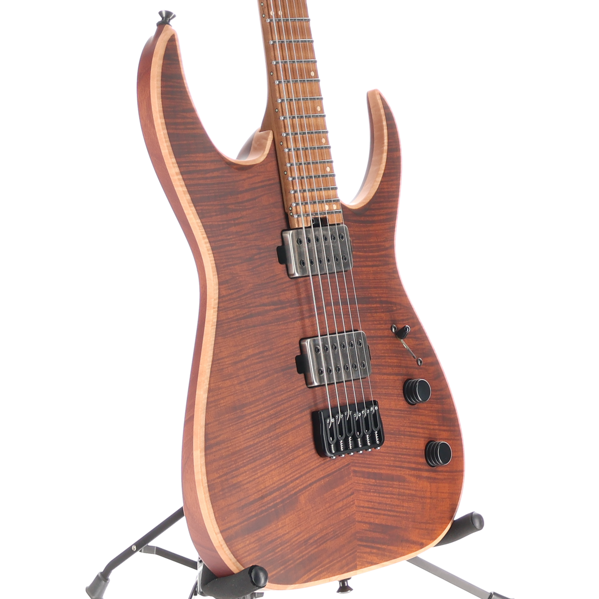 Jackson Custom Shop USA Signature Misha Mansoor Juggernaut HT6FM Satin Amber Tiger Eye (M5) (10890)