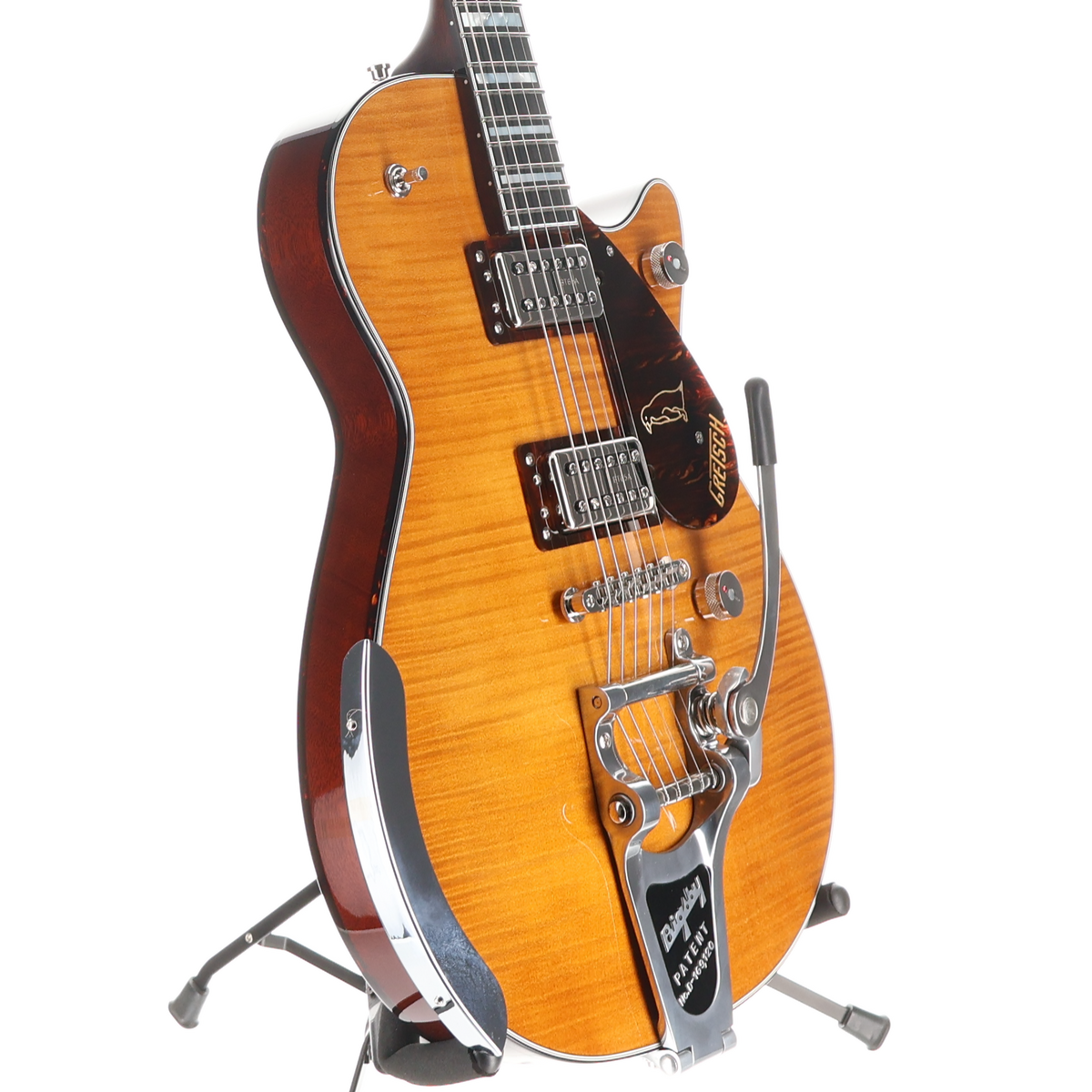 Gretsch G6134TFM-NH Nigel Hendroff Signature Penguin, Ebony Fingerboard, Amber Flame (R2) (24933)