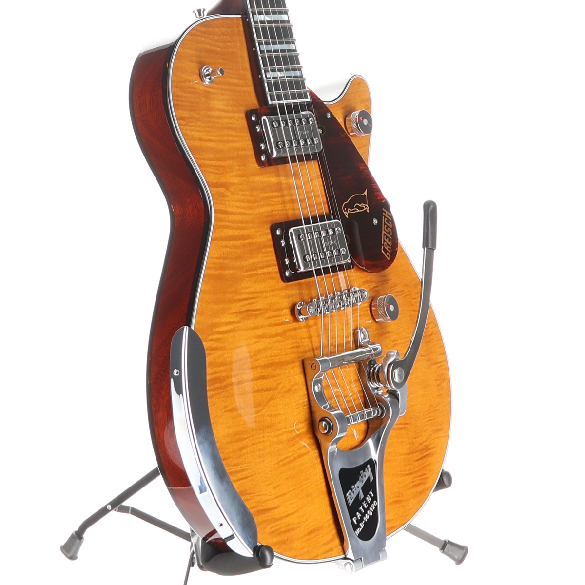 Gretsch G6134TFM-NH Nigel Hendroff Signature Penguin, Ebony Fingerboard, Amber Flame (X12) (72320)