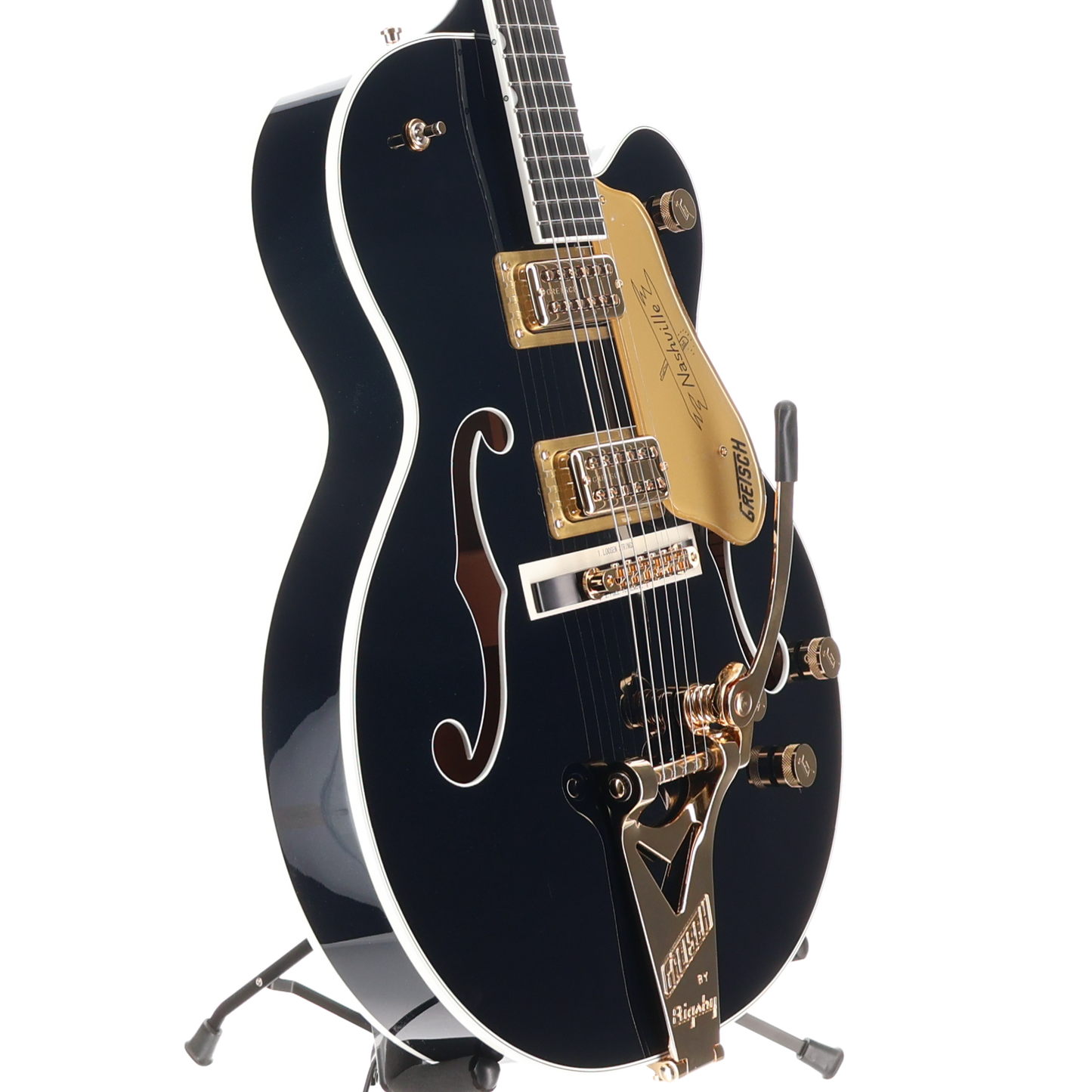 Gretsch Nashville Hollow Body String-Thru Bigsby Gold Hardware Ebony Fingerboard - Midnight Sapphire (RC4) (24503)