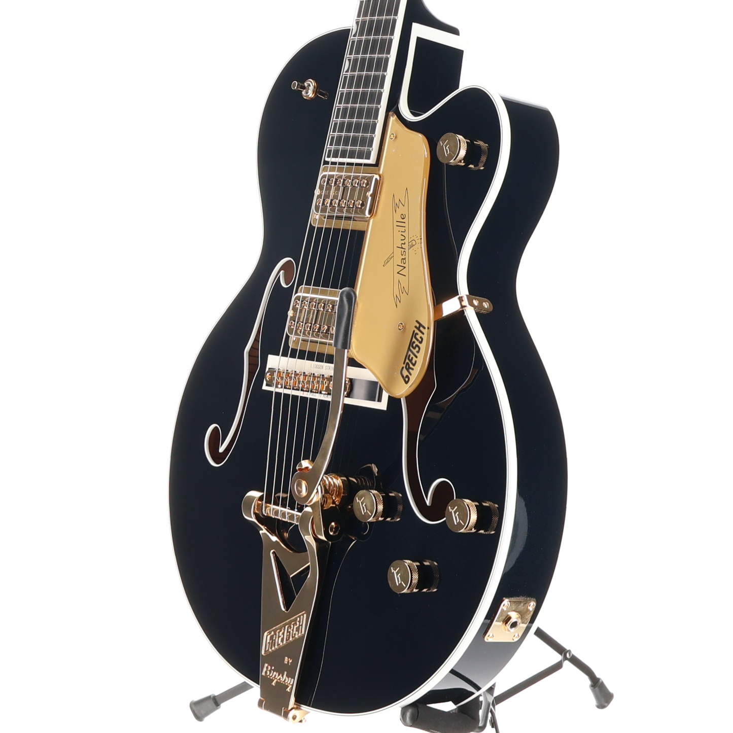 Gretsch Nashville Hollow Body String-Thru Bigsby Gold Hardware Ebony Fingerboard - Midnight Sapphire (RC4) (24503)