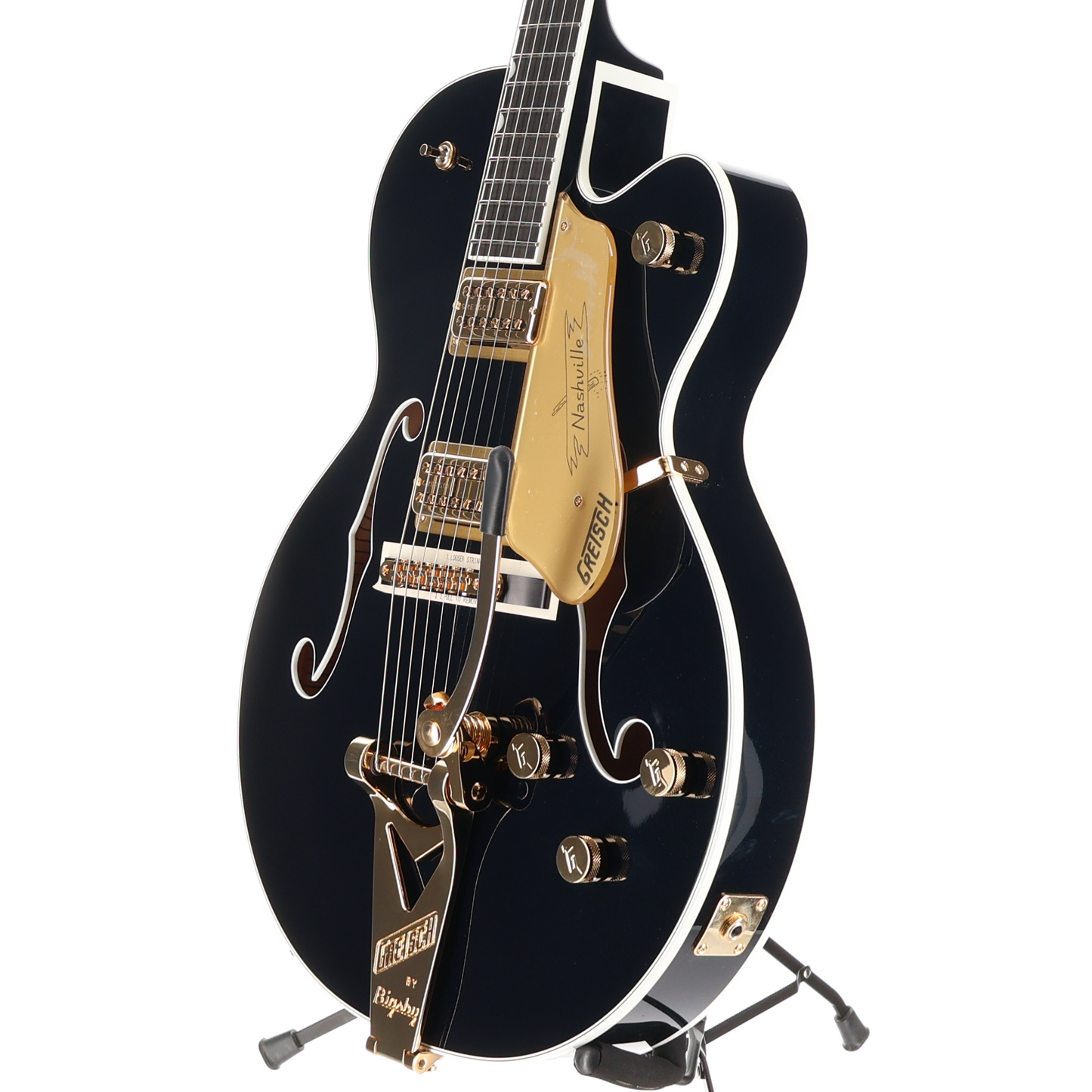 Gretsch Nashville Hollow Body String-Thru Bigsby Gold Hardware Ebony Fingerboard - Midnight Sapphire (RC1) (24513)