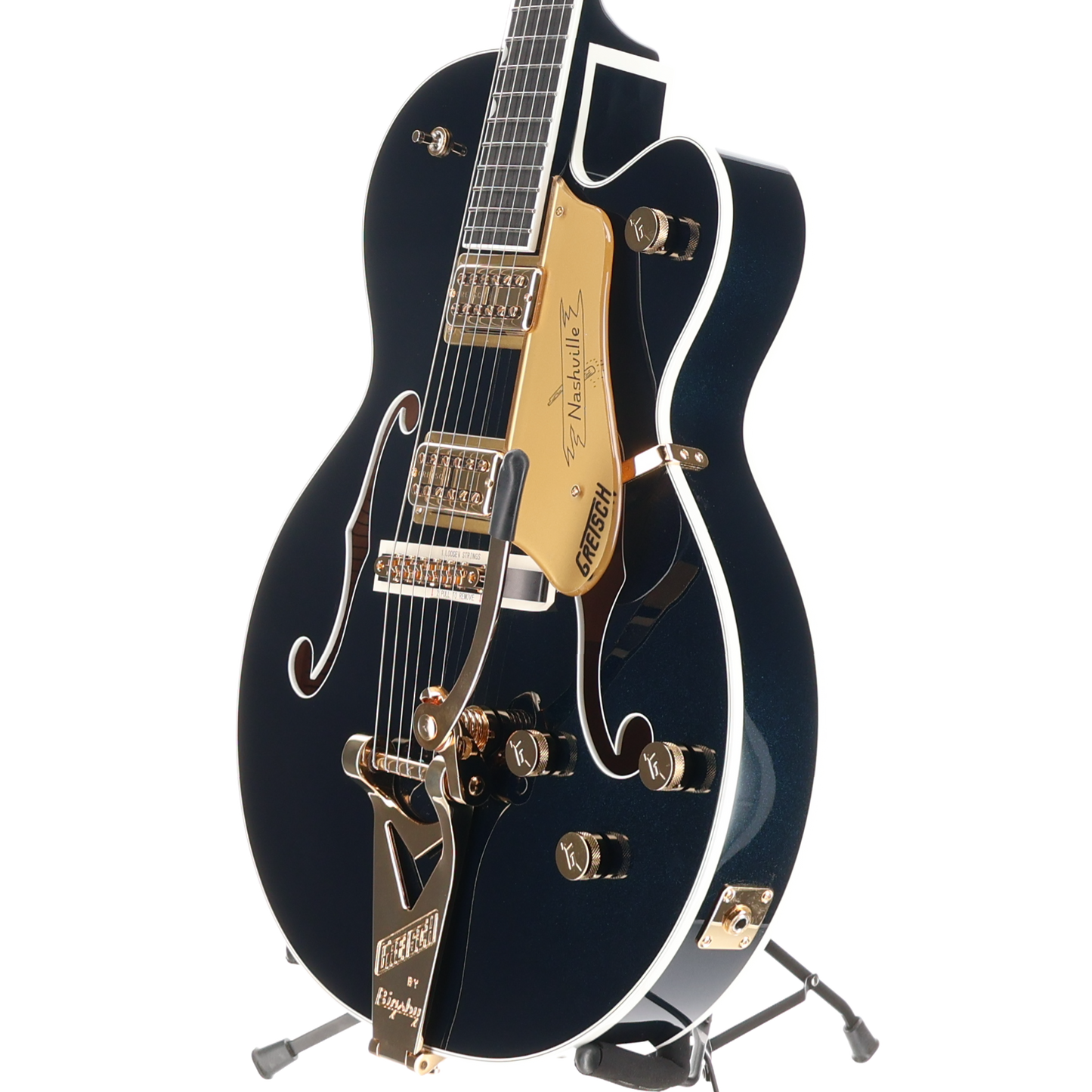 Gretsch Nashville Hollow Body String-Thru Bigsby Ebony Fingerboard - Midnight Sapphire (P) (10317)