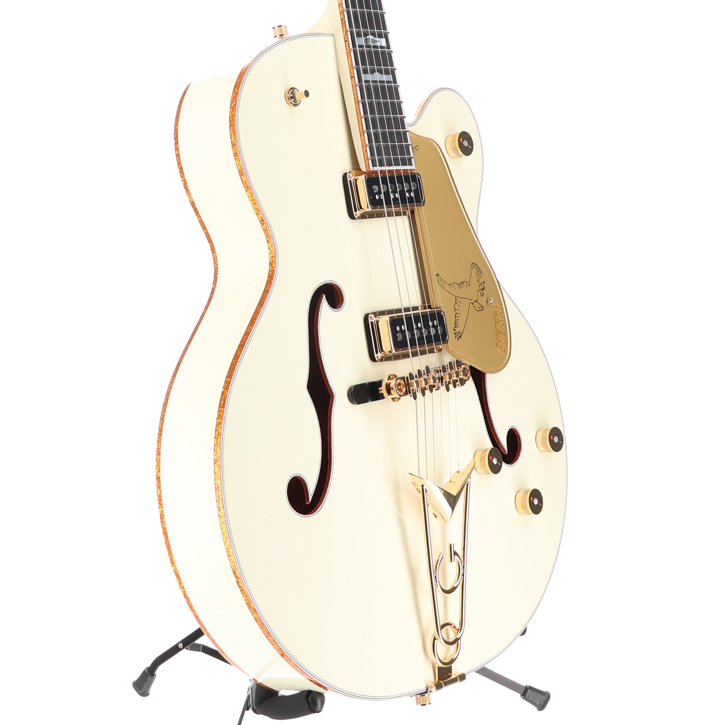 Gretsch G6136-55 Vintage Select Edition '55 Falcon Hollow Body with Cadillac Tailpiece - Vintage White Lacquer (RC2) (51286)