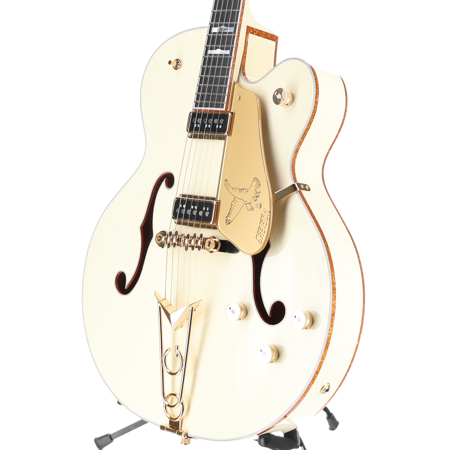 Gretsch G6136-55 Vintage Select Edition '55 Falcon Hollow Body with Cadillac Tailpiece - Vintage White Lacquer (RC2) (51286)