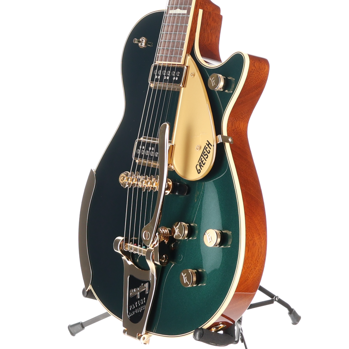 Gretsch G6128T-57 Vintage Select 57 Duo Jet with Bigsby, TV Jones, Cadillac Green (M1) (61423)