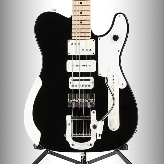 Jack White Triplecaster, Maple Fingerboard, Black (BB13) (41005)