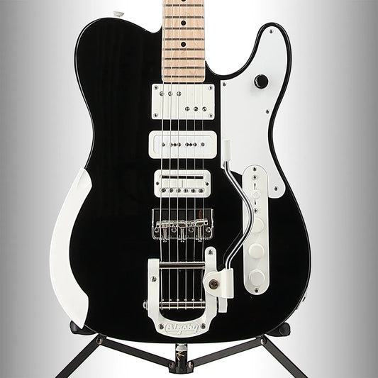 Jack White Triplecaster, Maple Fingerboard, Black (G7) (41026)