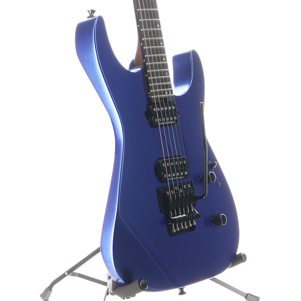 Jackson American Series Virtuoso, Streaked Ebony Fingerboard, Mystic Blue (Q1) (02355)