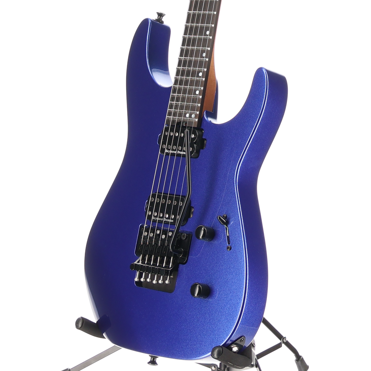 Jackson American Series Virtuoso, Streaked Ebony Fingerboard, Mystic Blue (W1) (02025)