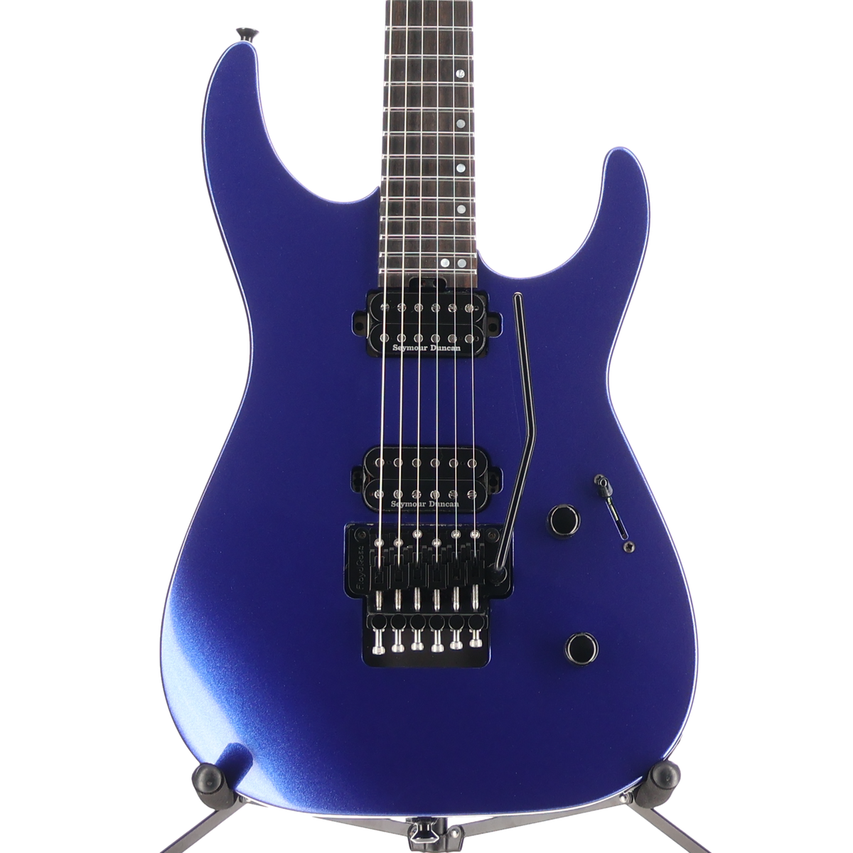 Jackson American Series Virtuoso, Streaked Ebony Fingerboard, Mystic Blue (W1) (02025)