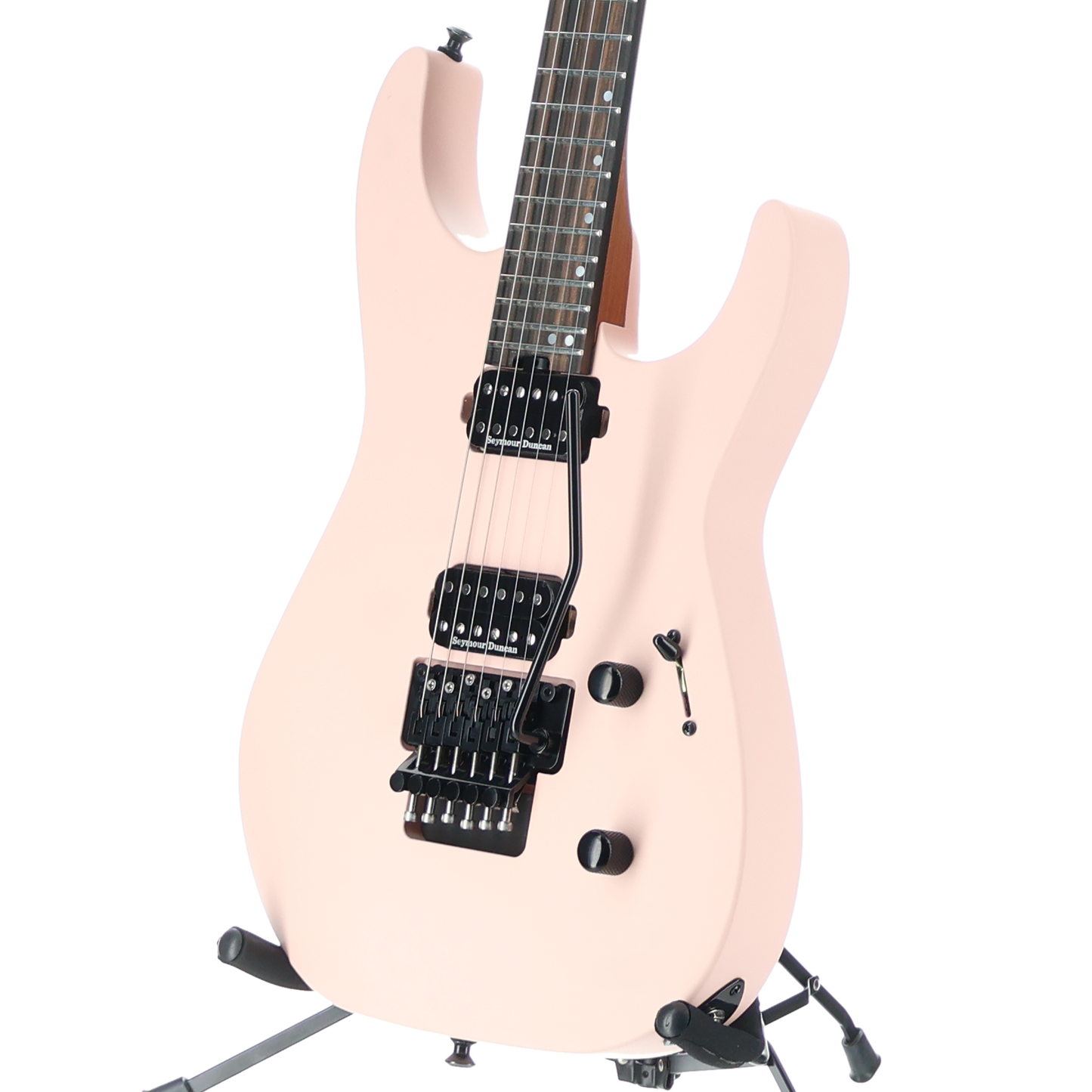 Jackson American Series Virtuoso, Streaked Ebony Fingerboard, Satin Shell Pink (G6) (02893)