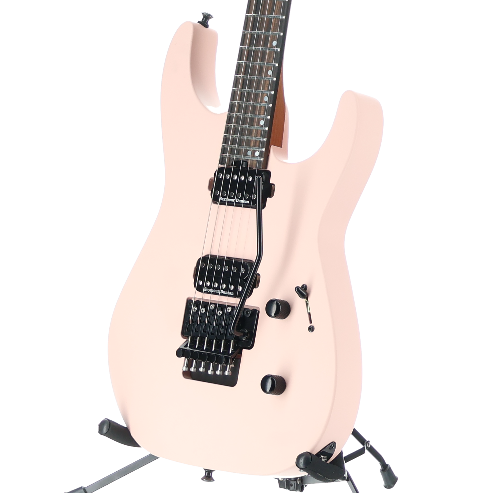 Jackson American Series Virtuoso, Streaked Ebony Fingerboard, Satin Shell Pink (G6) (02893)
