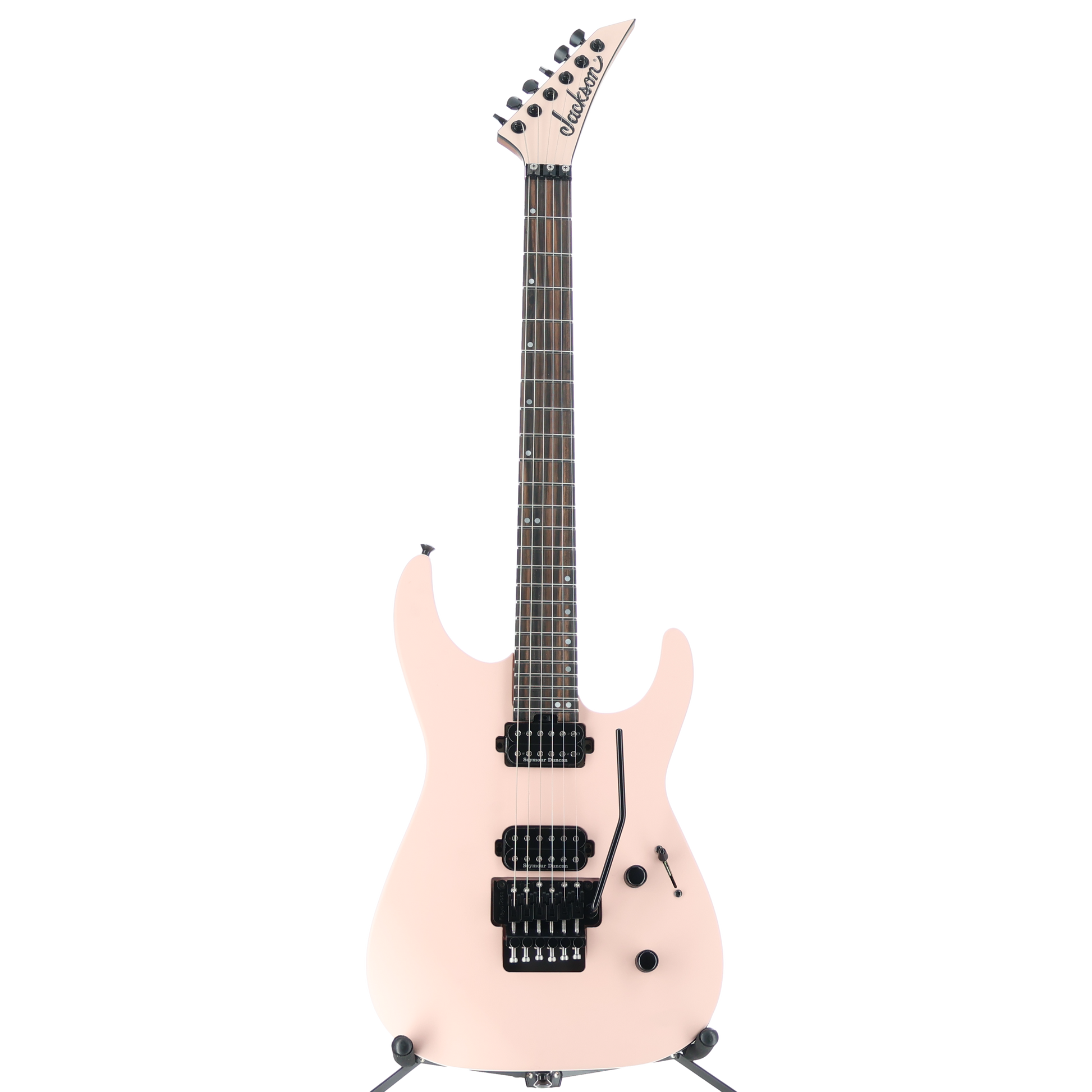 Jackson American Series Virtuoso, Streaked Ebony Fingerboard, Satin Shell Pink (G6) (02893)