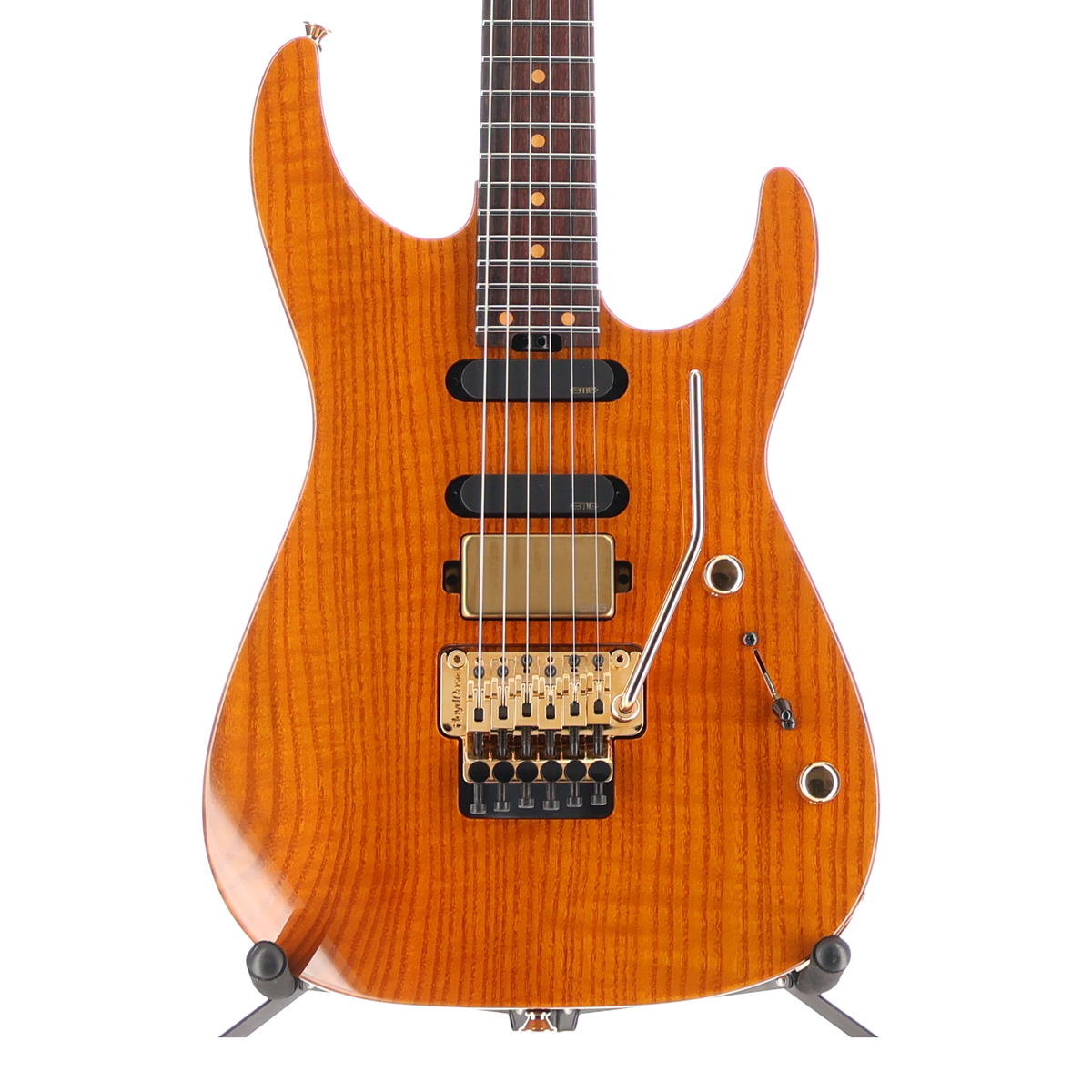 Jackson Custom Shop Masterbuilt "Big Rob" Build Dinky HSS Floyd Rose Solid Rosewood Neck Sassafras body (V5) (K0104)