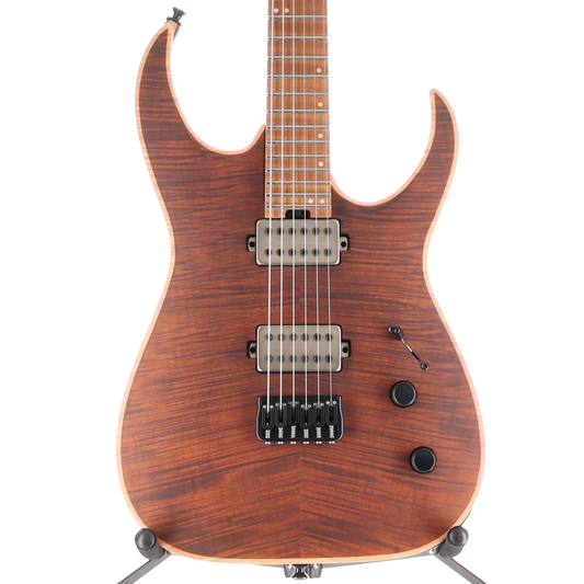 Jackson Custom Shop USA Signature Misha Mansoor Juggernaut HT6FM Satin Amber Tiger Eye (M5) (10890)