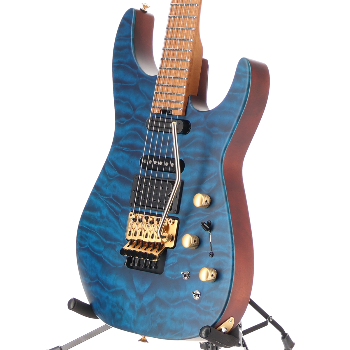 Jackson Custom Shop USA Signature Phil Collen PC1 Satin Transparent Blue (RC3) (N9624)