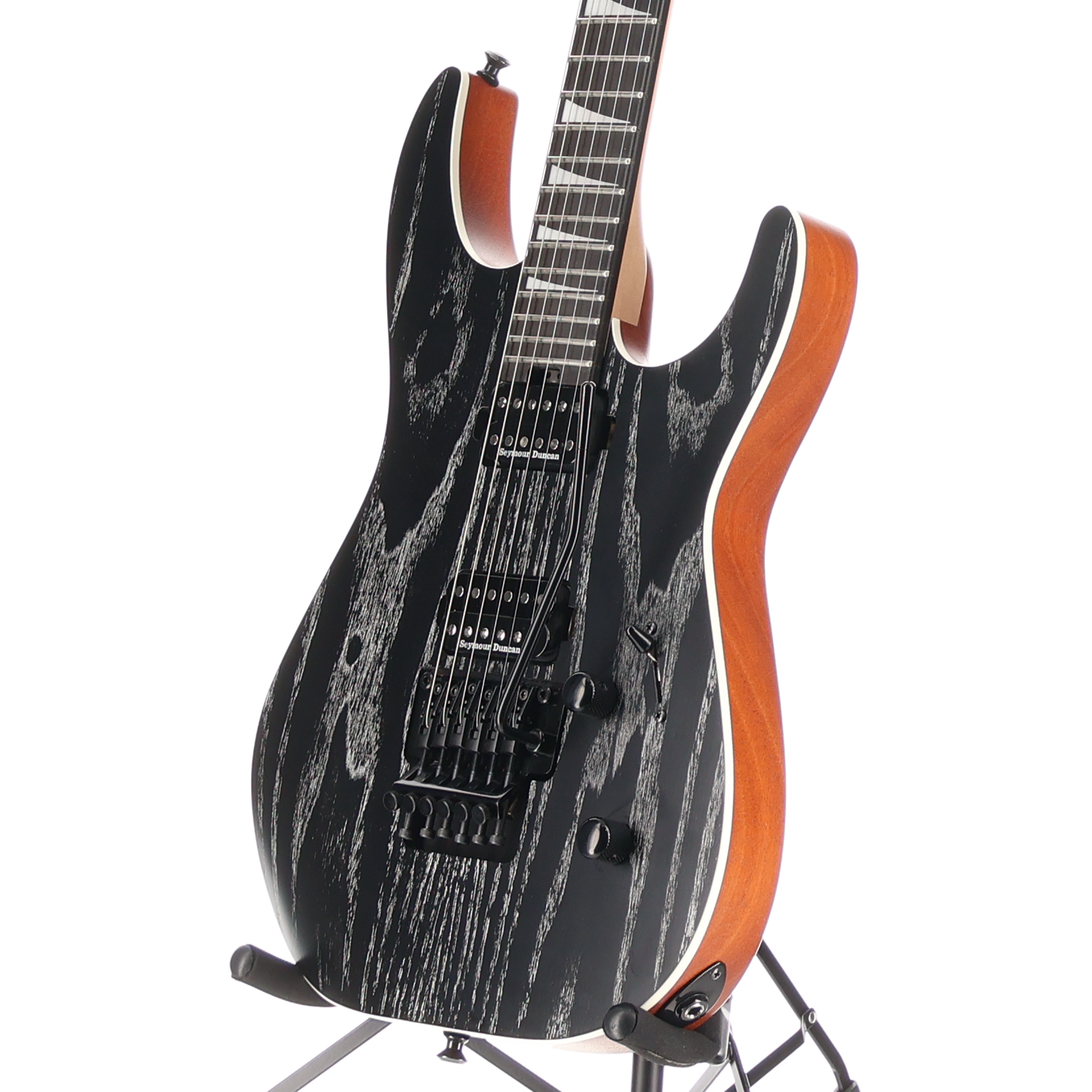 Jackson MJ Series Dinky DKRA, Ebony Fingerboard, Matte Black Ash (D11) (00249)