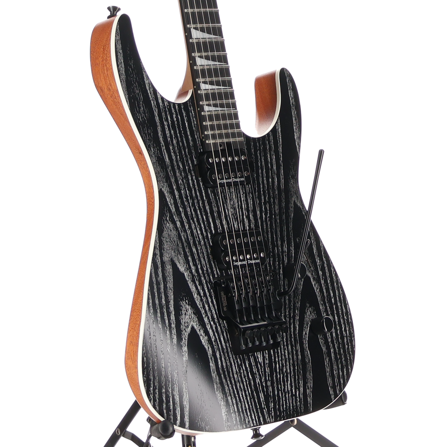 Jackson MJ Series Dinky DKRA, Ebony Fingerboard, Matte Black Ash (V3) (00415)
