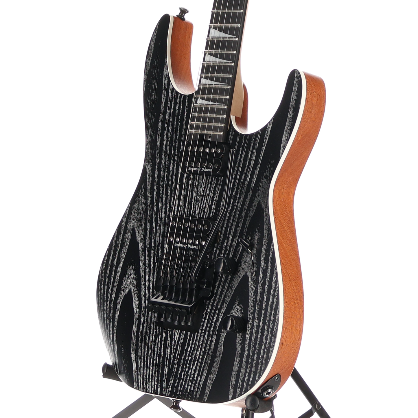 Jackson MJ Series Dinky DKRA, Ebony Fingerboard, Matte Black Ash (V3) (00415)