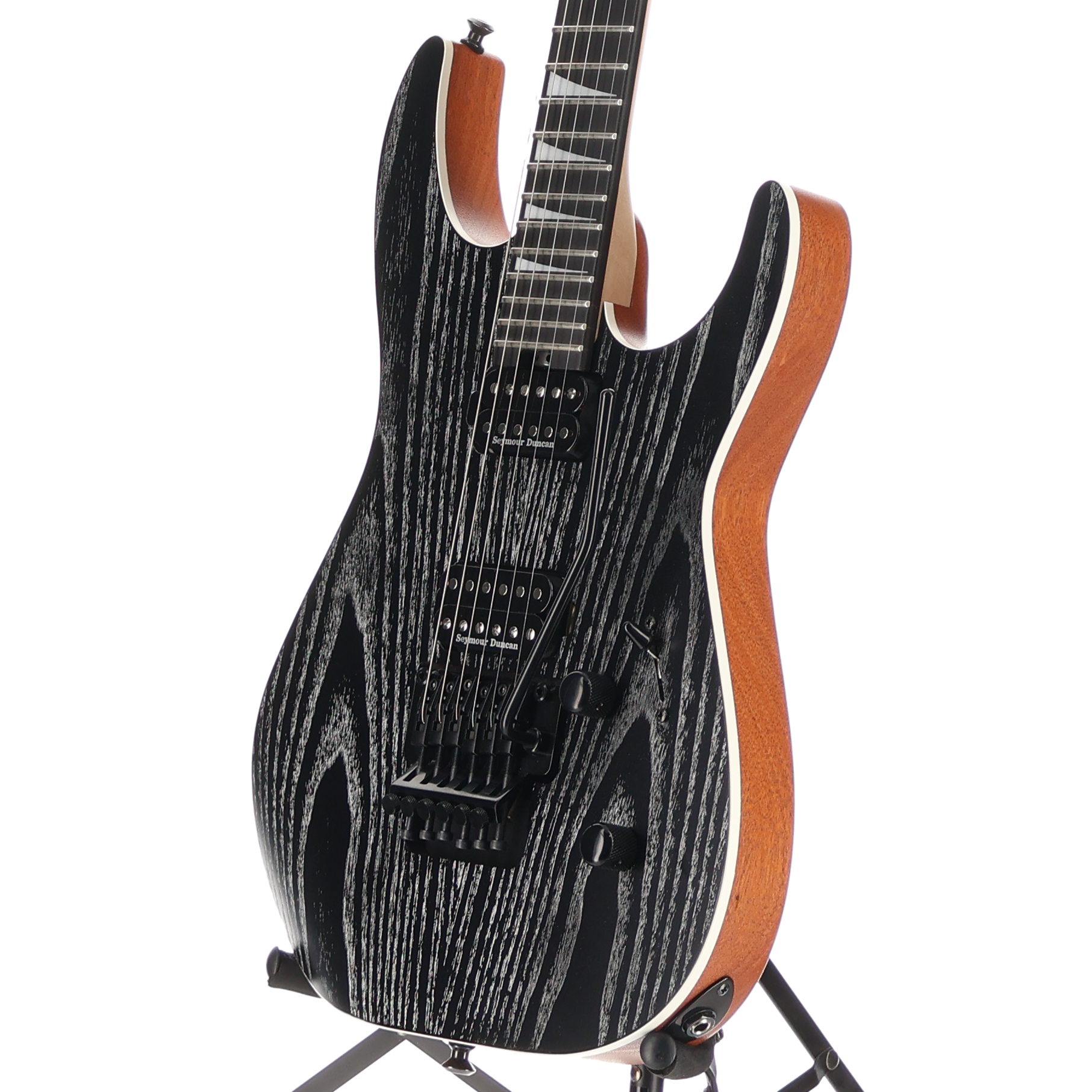 Jackson MJ Series Dinky DKRA, Ebony Fingerboard, Matte Black Ash (V3) (00415)